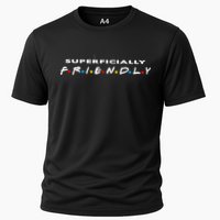Superficially Friendly Premium Cooling Performance Crew T-Shirt