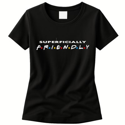 Superficially Friendly Premium Womens T-Shirt