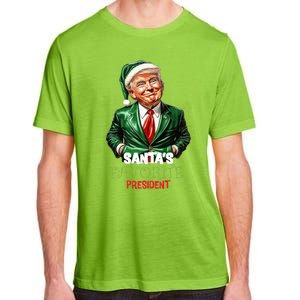 Santas Favorite President Funny Trump Happy Christmas Day Adult ChromaSoft Performance T-Shirt