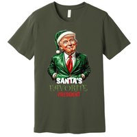 Santas Favorite President Funny Trump Happy Christmas Day Premium T-Shirt