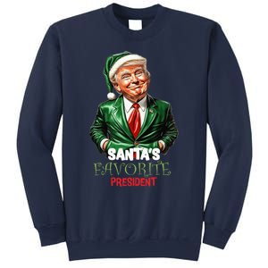 Santas Favorite President Funny Trump Happy Christmas Day Sweatshirt