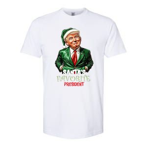 Santas Favorite President Funny Trump Happy Christmas Day Softstyle CVC T-Shirt