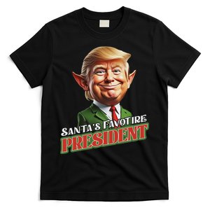 SantaS Favorite President Donald Trump Elf Christmas Maga T-Shirt