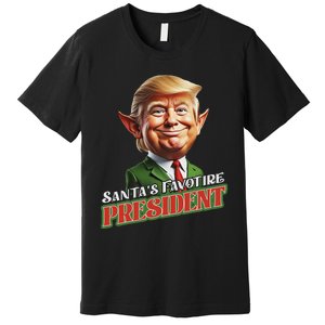 SantaS Favorite President Donald Trump Elf Christmas Maga Premium T-Shirt