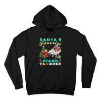 Santa's Favorite Piano Teacher Christmas Xmas Holiday Tall Hoodie