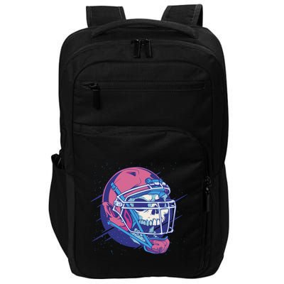 Skull Football Player Impact Tech Backpack