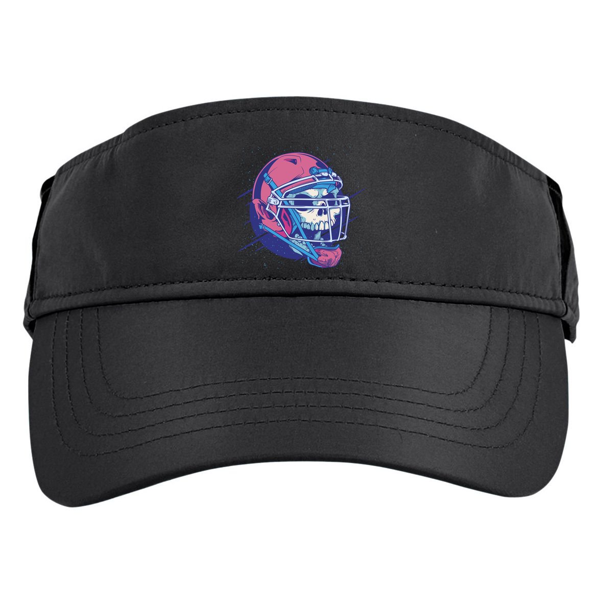 Skull Football Player Adult Drive Performance Visor