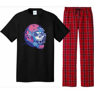 Skull Football Player Pajama Set