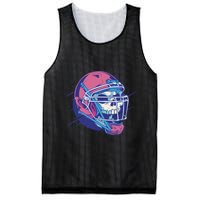 Skull Football Player Mesh Reversible Basketball Jersey Tank