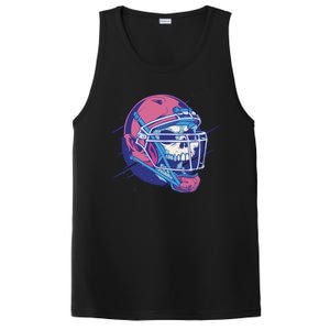 Skull Football Player PosiCharge Competitor Tank