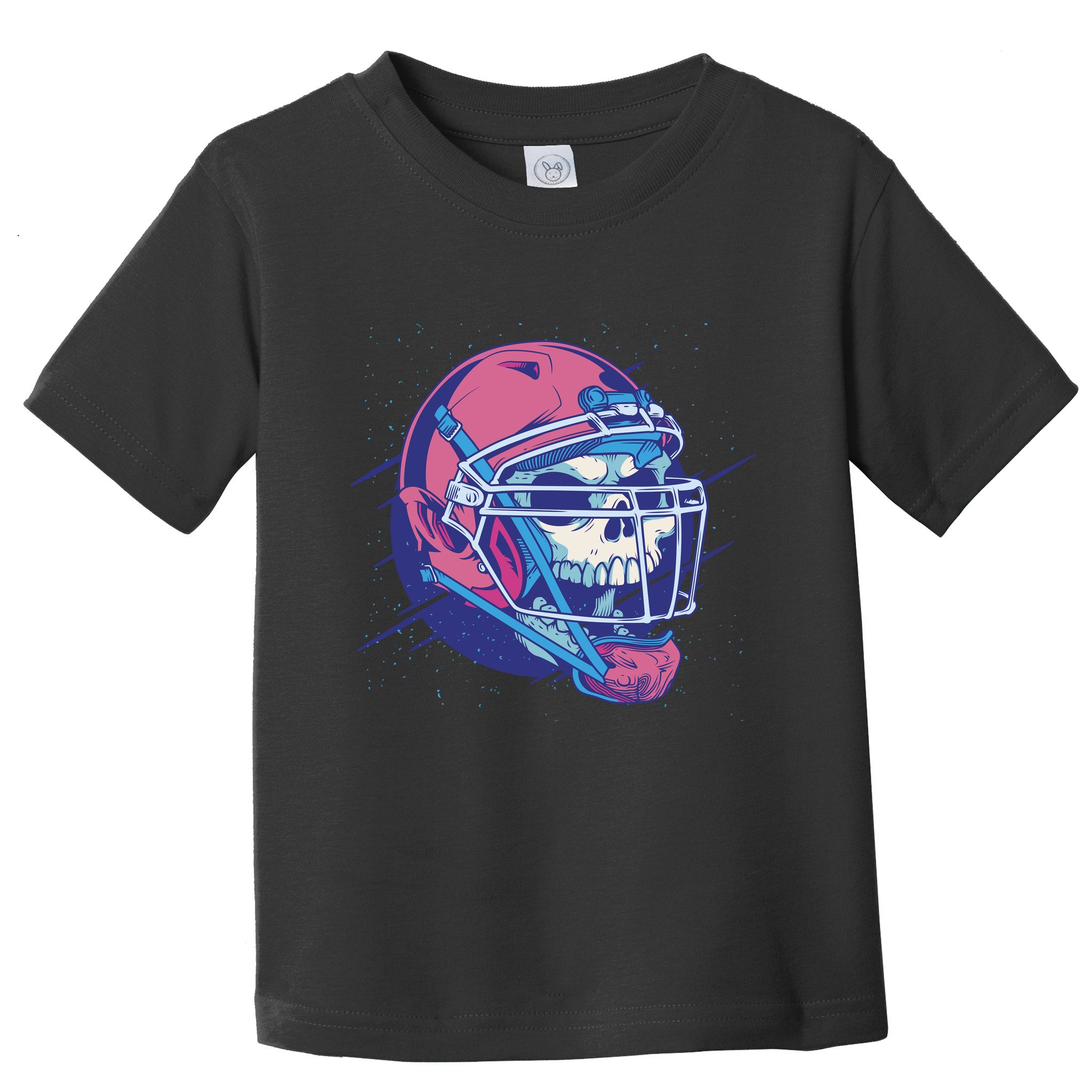 Skull Football Player Toddler T-Shirt