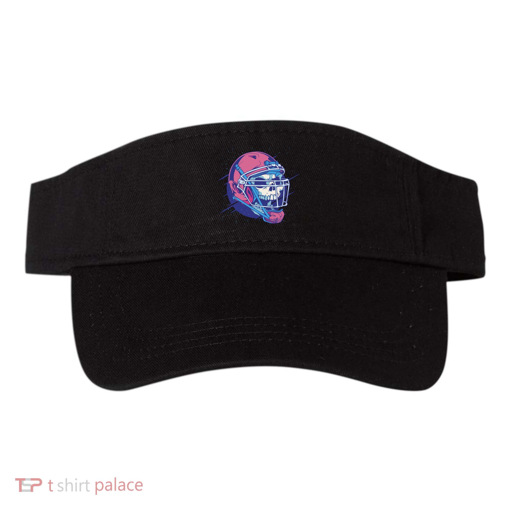 Skull Football Player Visor