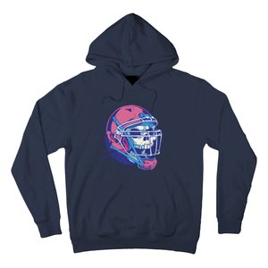 Skull Football Player Hoodie