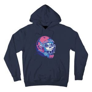 Skull Football Player Tall Hoodie