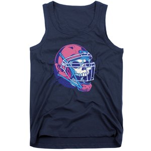 Skull Football Player Tank Top