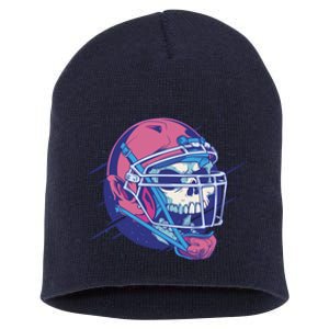 Skull Football Player Short Acrylic Beanie