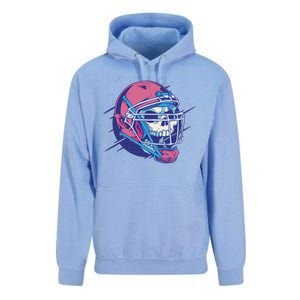 Skull Football Player Unisex Surf Hoodie