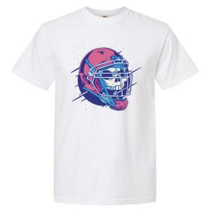 Skull Football Player Garment-Dyed Heavyweight T-Shirt