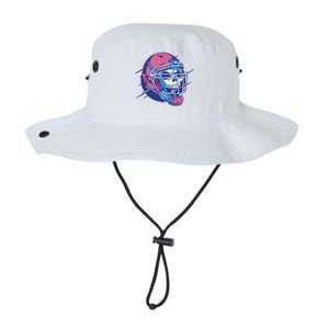 Skull Football Player Legacy Cool Fit Booney Bucket Hat