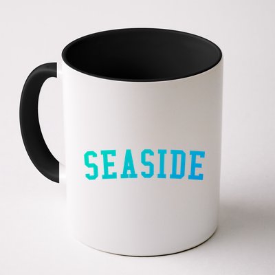 Seaside Florida Prep Block Lettering Vintage Style Gift Mug