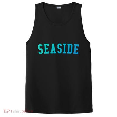 Seaside Florida Prep Block Lettering Vintage Style Gift PosiCharge Competitor Tank
