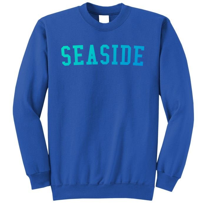 Seaside Florida Prep Block Lettering Vintage Style Gift Sweatshirt