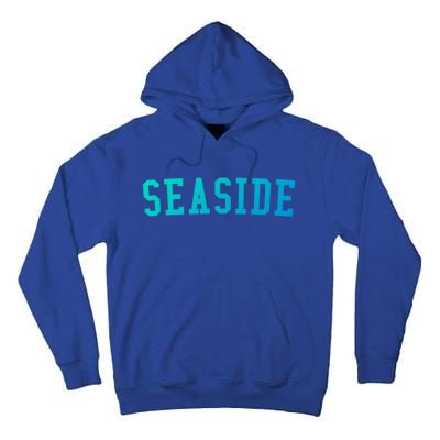 Seaside Florida Prep Block Lettering Vintage Style Gift Tall Hoodie