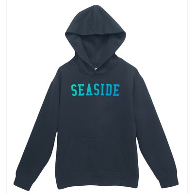 Seaside Florida Prep Block Lettering Vintage Style Gift Urban Pullover Hoodie