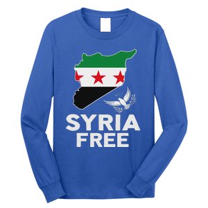 Syria Free Patriotic Syrian Map Liberation Peace Unity Home Long Sleeve Shirt