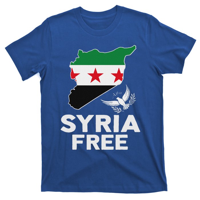 Syria Free Patriotic Syrian Map Liberation Peace Unity Home T-Shirt