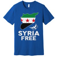 Syria Free Patriotic Syrian Map Liberation Peace Unity Home Premium T-Shirt