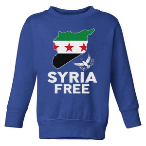 Syria Free Patriotic Syrian Map Liberation Peace Unity Home Toddler Sweatshirt