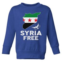 Syria Free Patriotic Syrian Map Liberation Peace Unity Home Toddler Sweatshirt