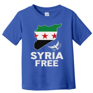 Syria Free Patriotic Syrian Map Liberation Peace Unity Home Toddler T-Shirt