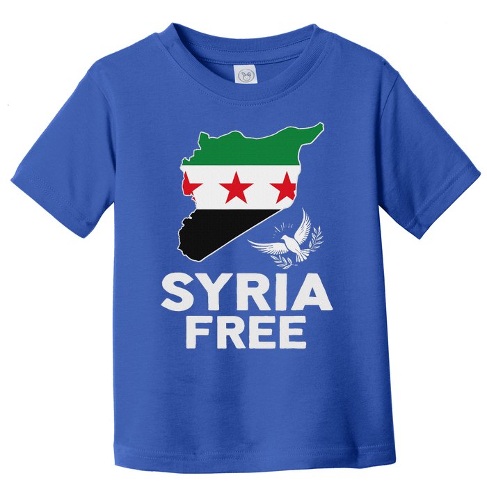 Syria Free Patriotic Syrian Map Liberation Peace Unity Home Toddler T-Shirt