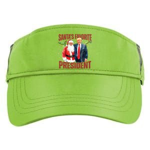 Santas Favorite President Trump 2024 Adult Drive Performance Visor