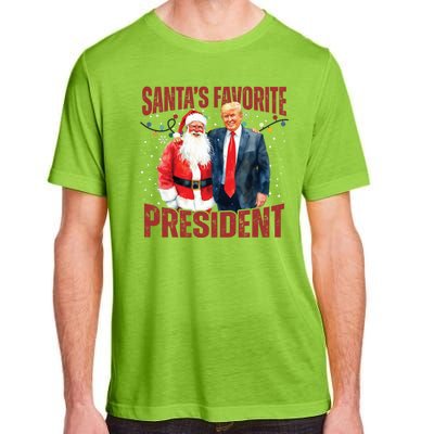 Santas Favorite President Trump 2024 Adult ChromaSoft Performance T-Shirt