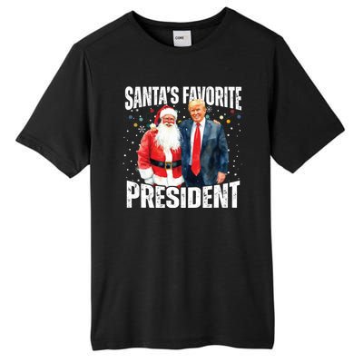 Santas Favorite President Trump 2024 Tall Fusion ChromaSoft Performance T-Shirt