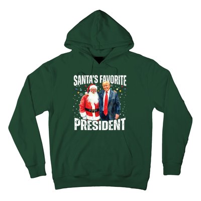 Santas Favorite President Trump 2024 Hoodie