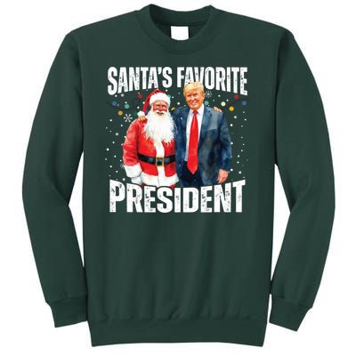 Santas Favorite President Trump 2024 Sweatshirt