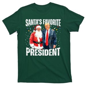 Santas Favorite President Trump 2024 T-Shirt