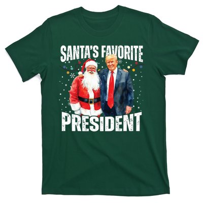 Santas Favorite President Trump 2024 T-Shirt