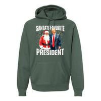 Santas Favorite President Trump 2024 Premium Hoodie