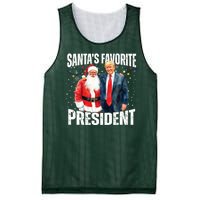 Santas Favorite President Trump 2024 Mesh Reversible Basketball Jersey Tank