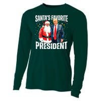 Santas Favorite President Trump 2024 Cooling Performance Long Sleeve Crew