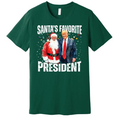 Santas Favorite President Trump 2024 Premium T-Shirt