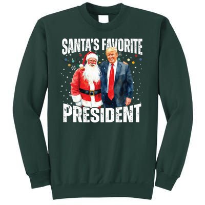 Santas Favorite President Trump 2024 Tall Sweatshirt