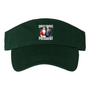 Santas Favorite President Trump 2024 Valucap Bio-Washed Visor