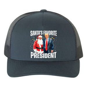 Santas Favorite President Trump 2024 Yupoong Adult 5-Panel Trucker Hat