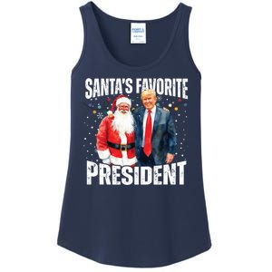 Santas Favorite President Trump 2024 Ladies Essential Tank